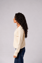 Serenity's Cable-Knit Sweater - Cream